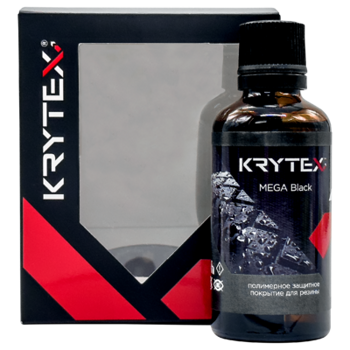 KRYTEX MEGA Black Защитный состав для резины и пластика 50мл K004B