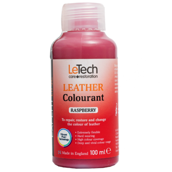 LeTech Краска для кожи (Leather Colourant) Raspberry Expert Line 100мл